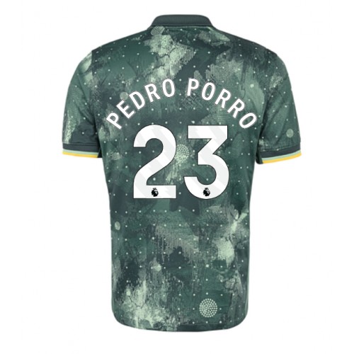 Fotballdrakt Herre Tottenham Hotspur Pedro Porro #23 Tredjedrakt 2024-25 Kortermet